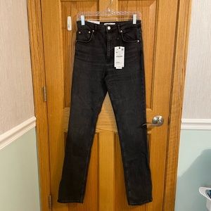 NWT Zara High Rise Black Skinny Jeans